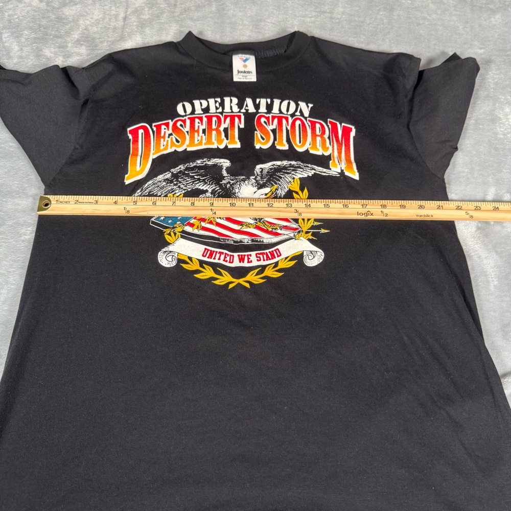 Vintage Operation Desert Storm Military T Shirt Mens L Made In USA 90s - Picture 7 of 8